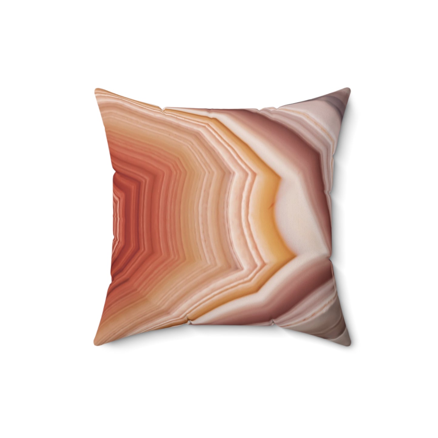 Laguna Agate Faux Suede Square Pillow