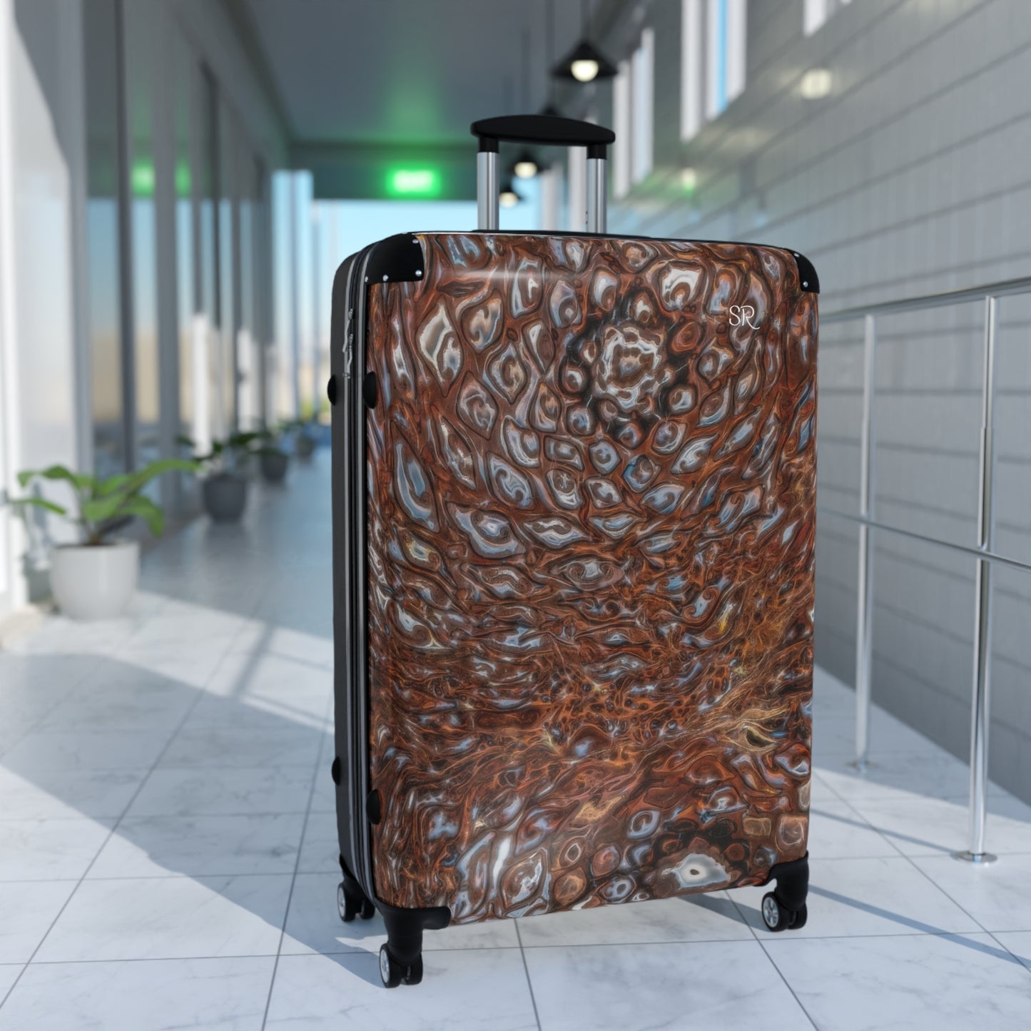 Ancient Australian Tree Fern Luggage