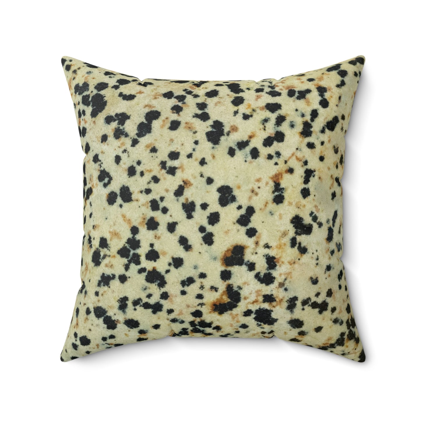 Dalmatian Jasper Faux Suede Square Pillow