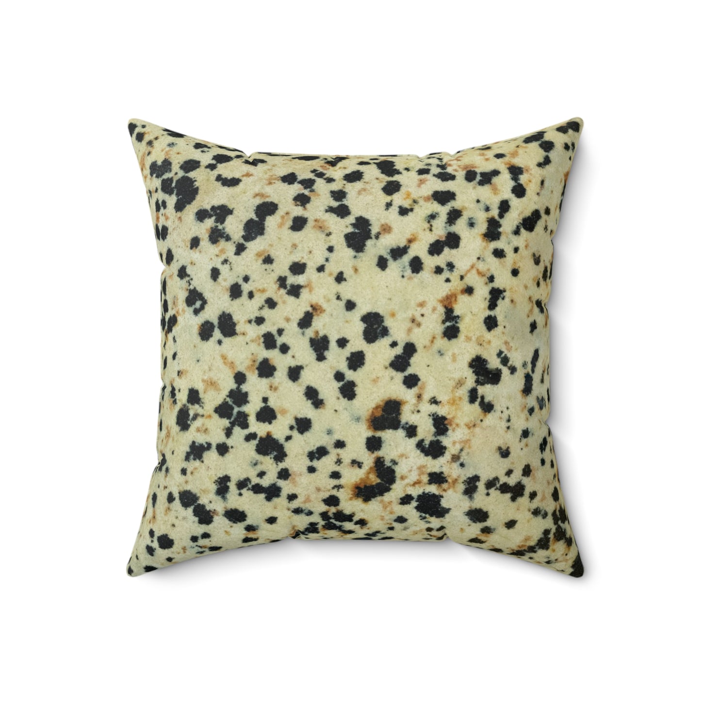 Dalmatian Jasper Faux Suede Square Pillow