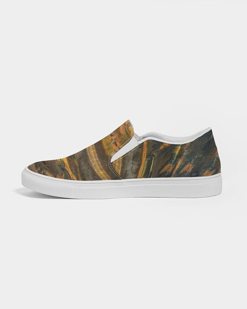 Marra Mamba Tiger's Eye Spiritual Stability Slip-On Canvas Shoes