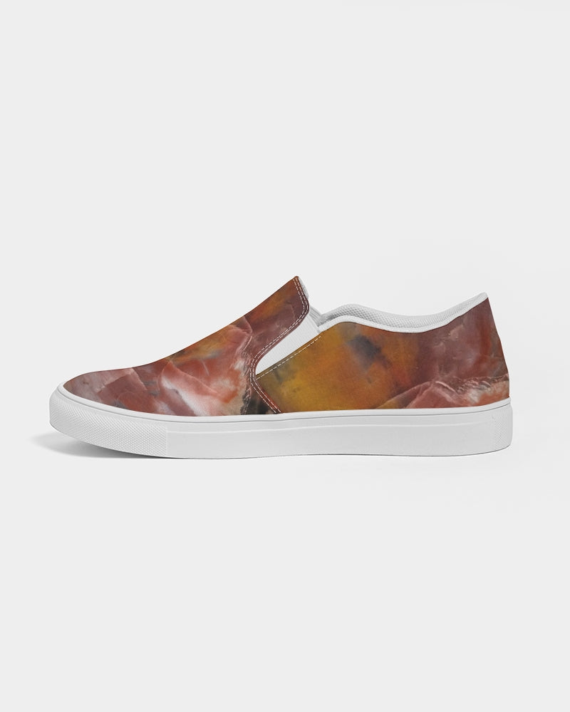 Petrified Wood Inner Transformation Women's Slip-On Canvas Shoe