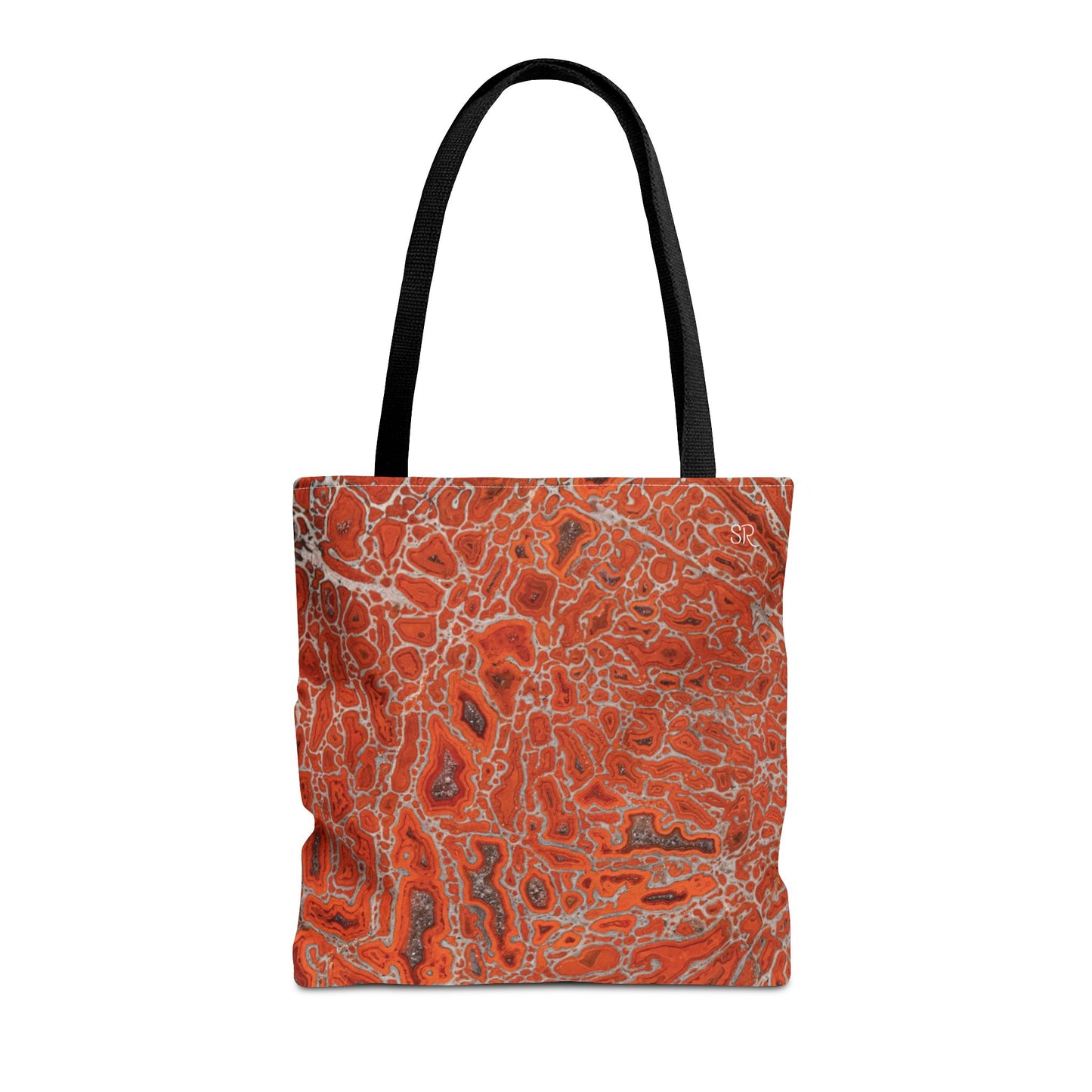 Agatized Ruby Red Gembone Tote