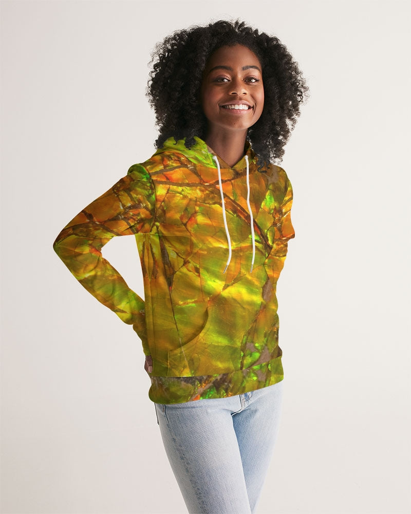 Ammolite Spiritual Growth & Energy Women's Jewel Hoodie