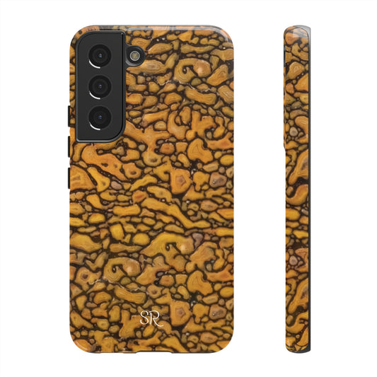 Agatized Fantasy Yellow Gembone Tough Cases