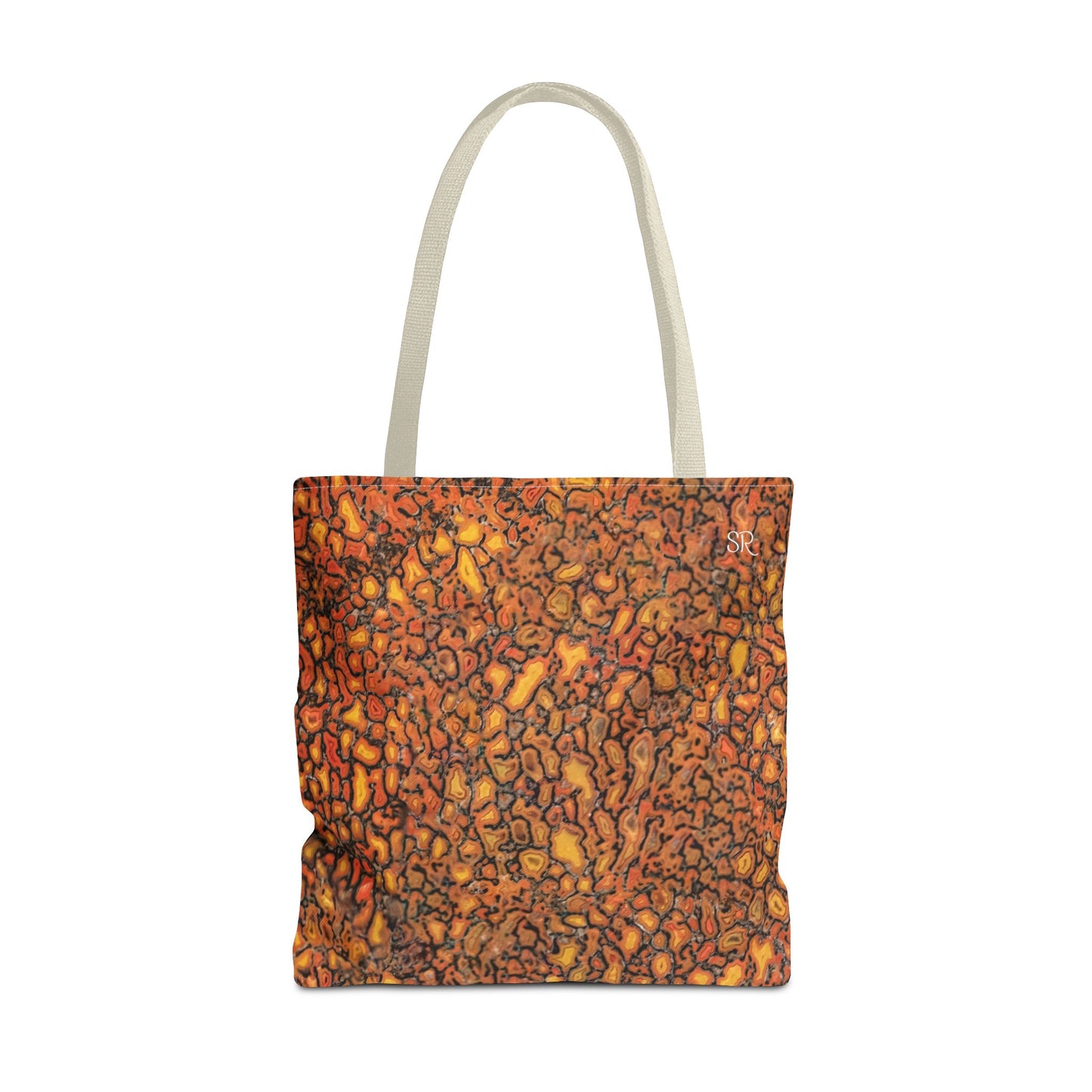 Agatized Canary Red Gembone Tote