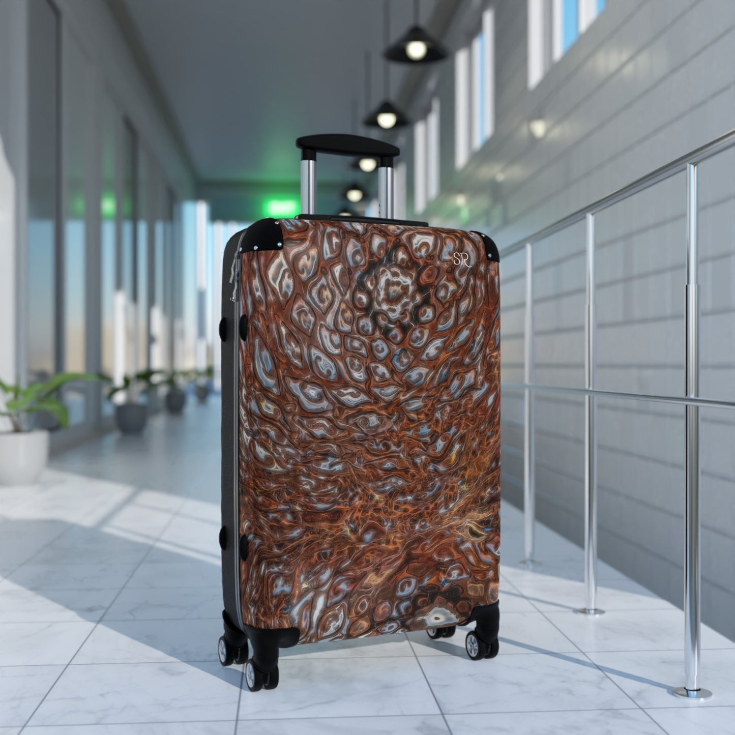 Ancient Australian Tree Fern Luggage