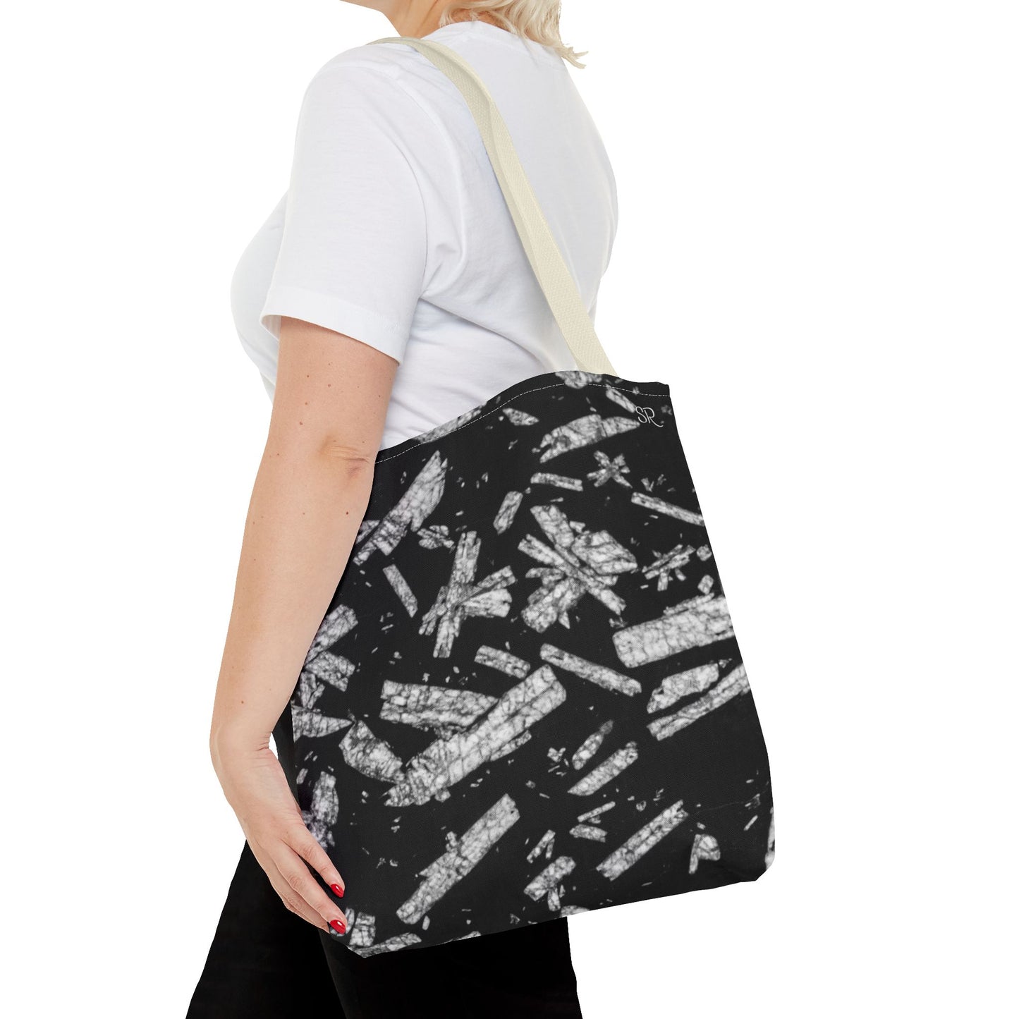 Chinese Writing Stone Life Energy Tote Bag