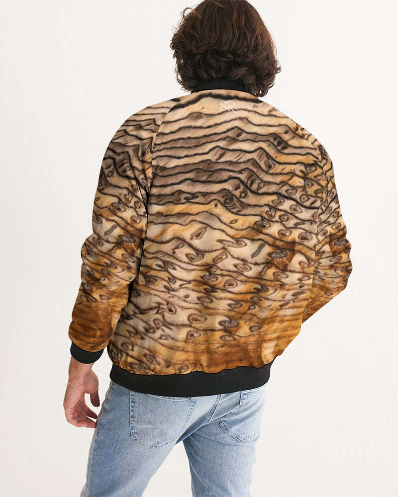 Hell's Canyon Sequoia Petrified Wood Men's Bomber Jacket