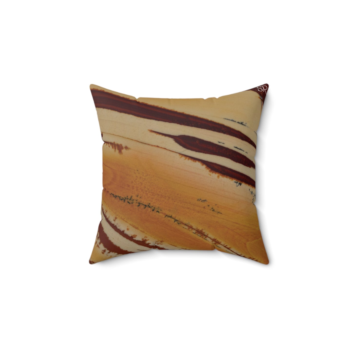 Owyhee Jasper Faux Suede Square Pillow