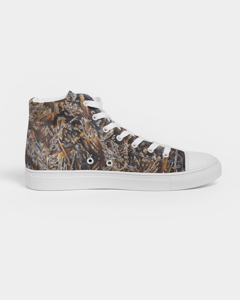 Turkish Stick Agate Men's Hightop Canvas Shoe