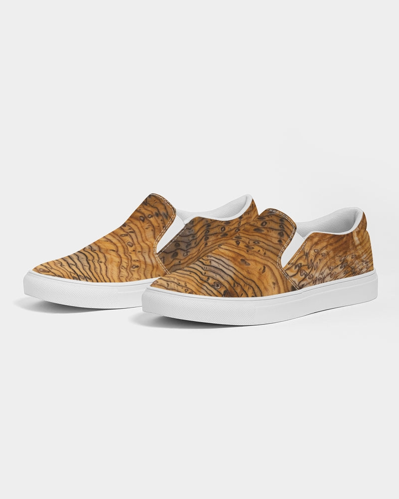 Hell's Canyon Sequoia Petrified Wood Men's Slip-On Canvas Shoe