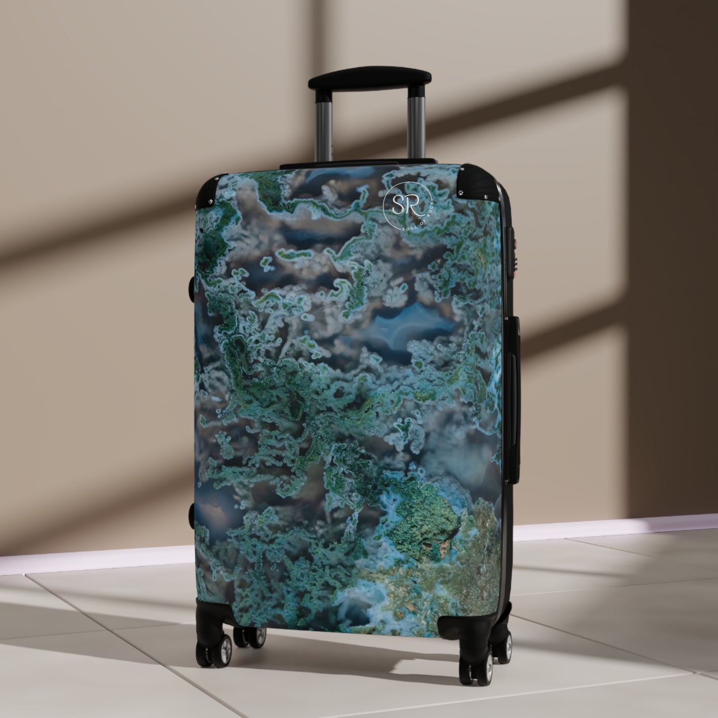 Green Moss Agate Tranquility Luggage