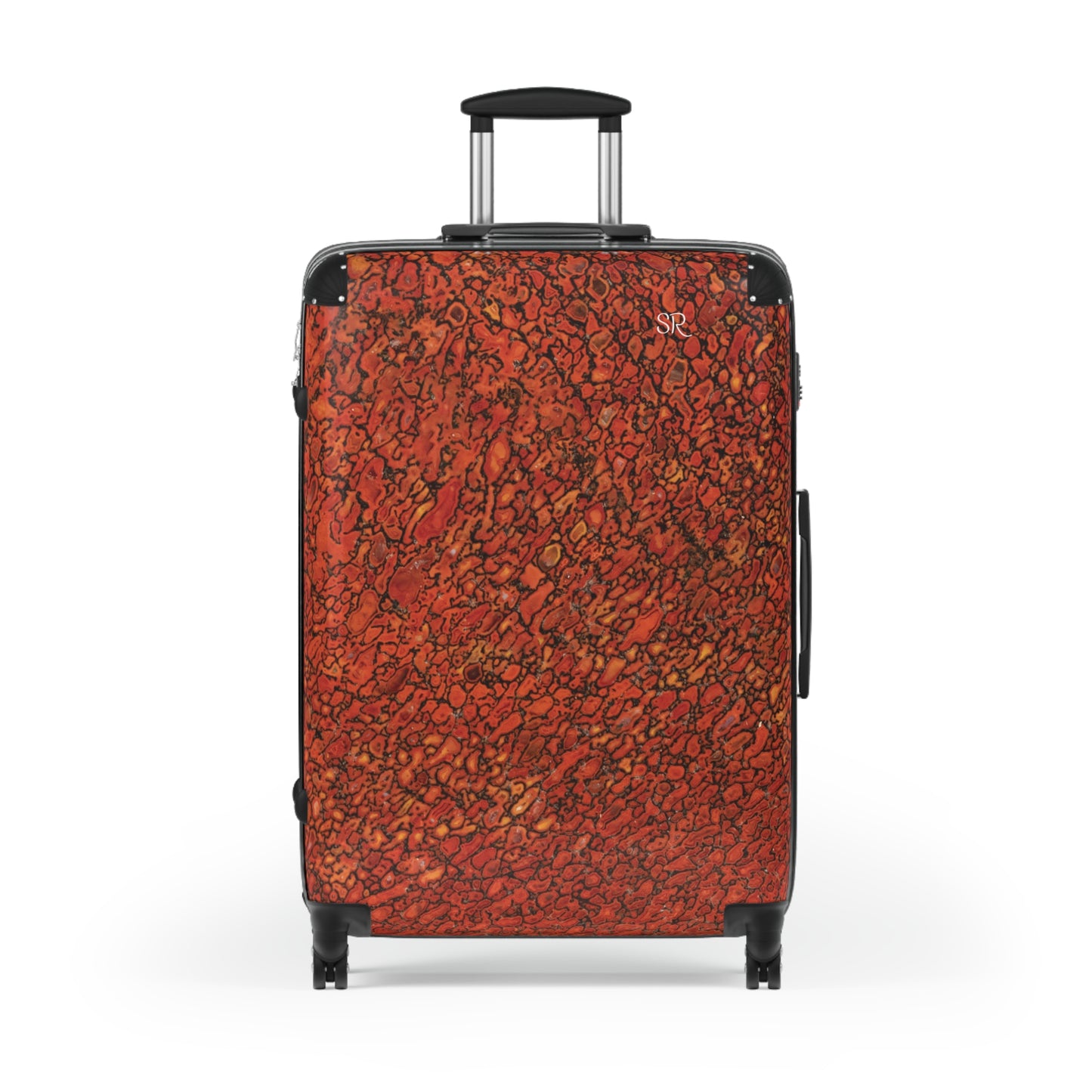 Agatized Richly Red Gembone Luggage