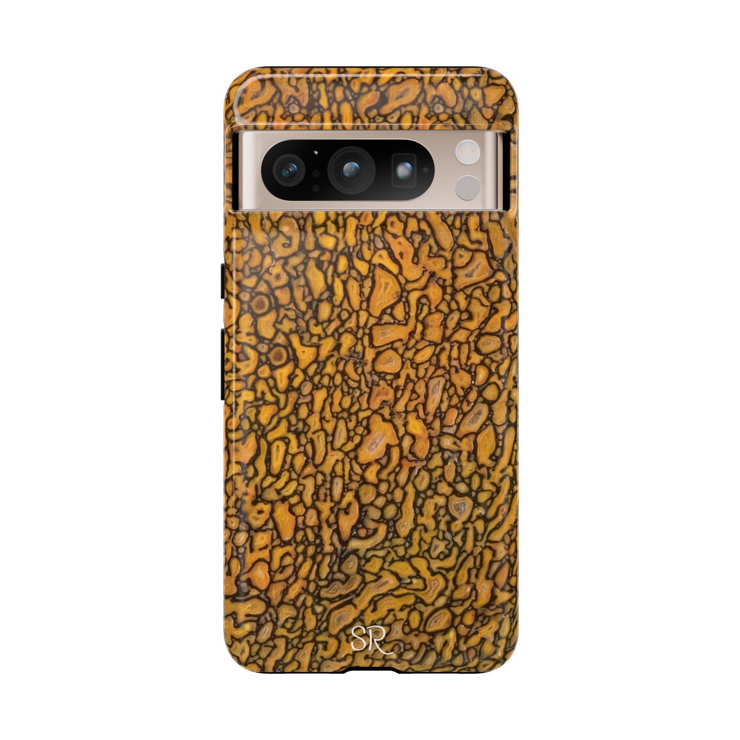 Agatized Fantasy Yellow Gembone Tough Case