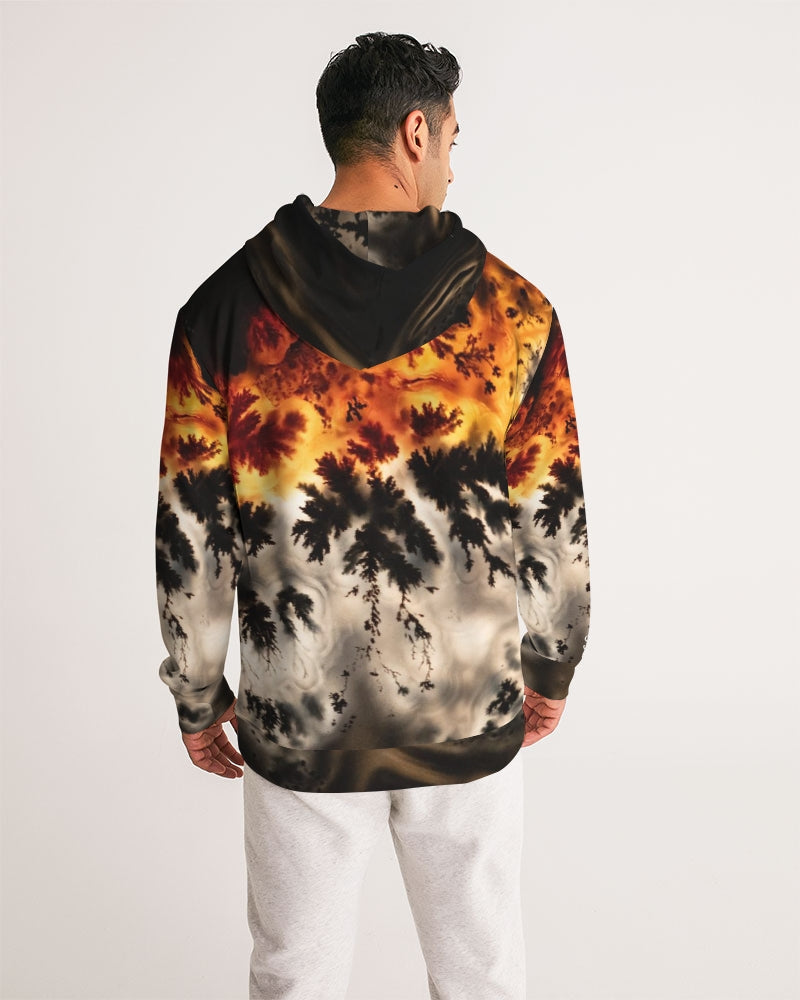 Brazilian Plume Agate Men's Hoodie