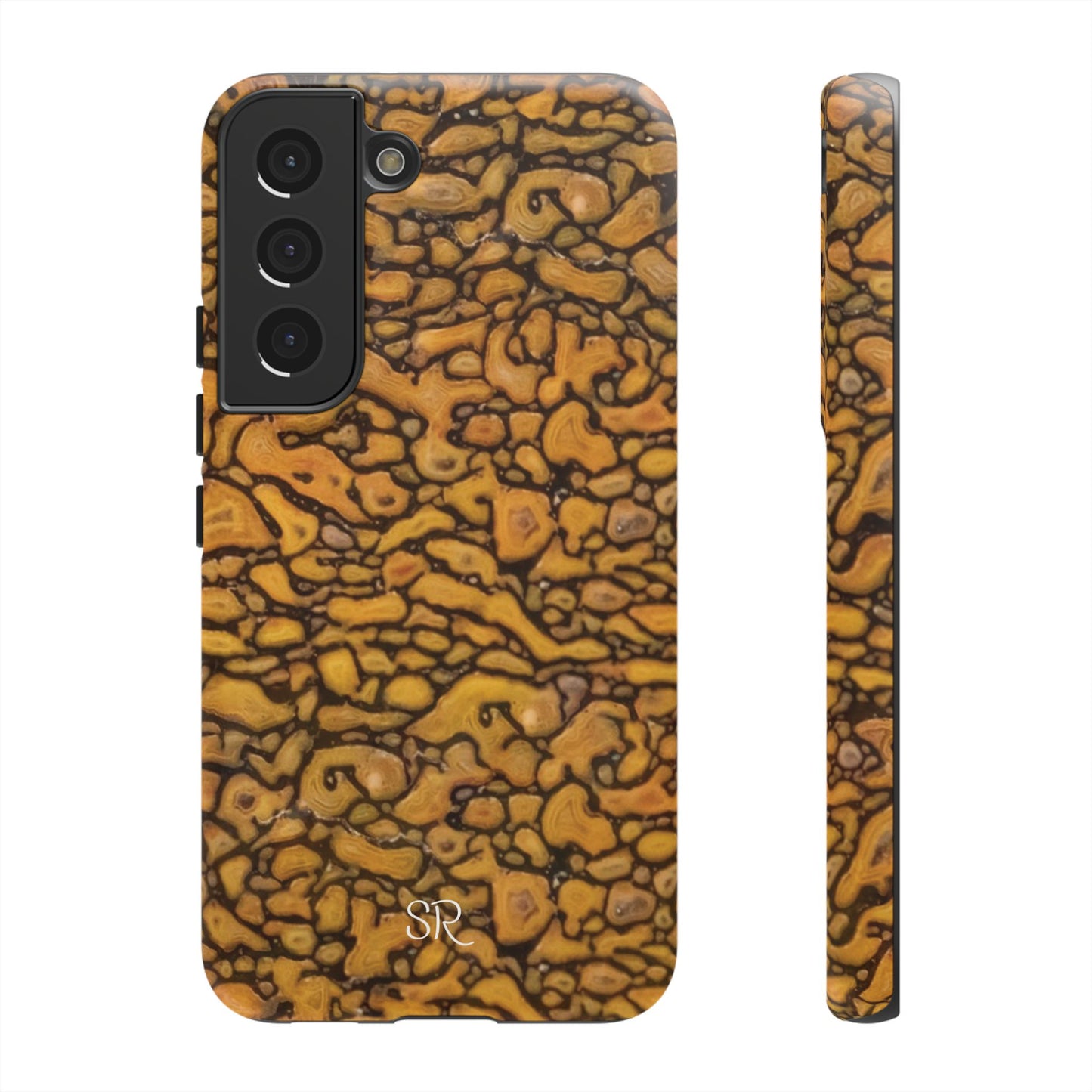 Agatized Fantasy Yellow Gembone Tough Cases