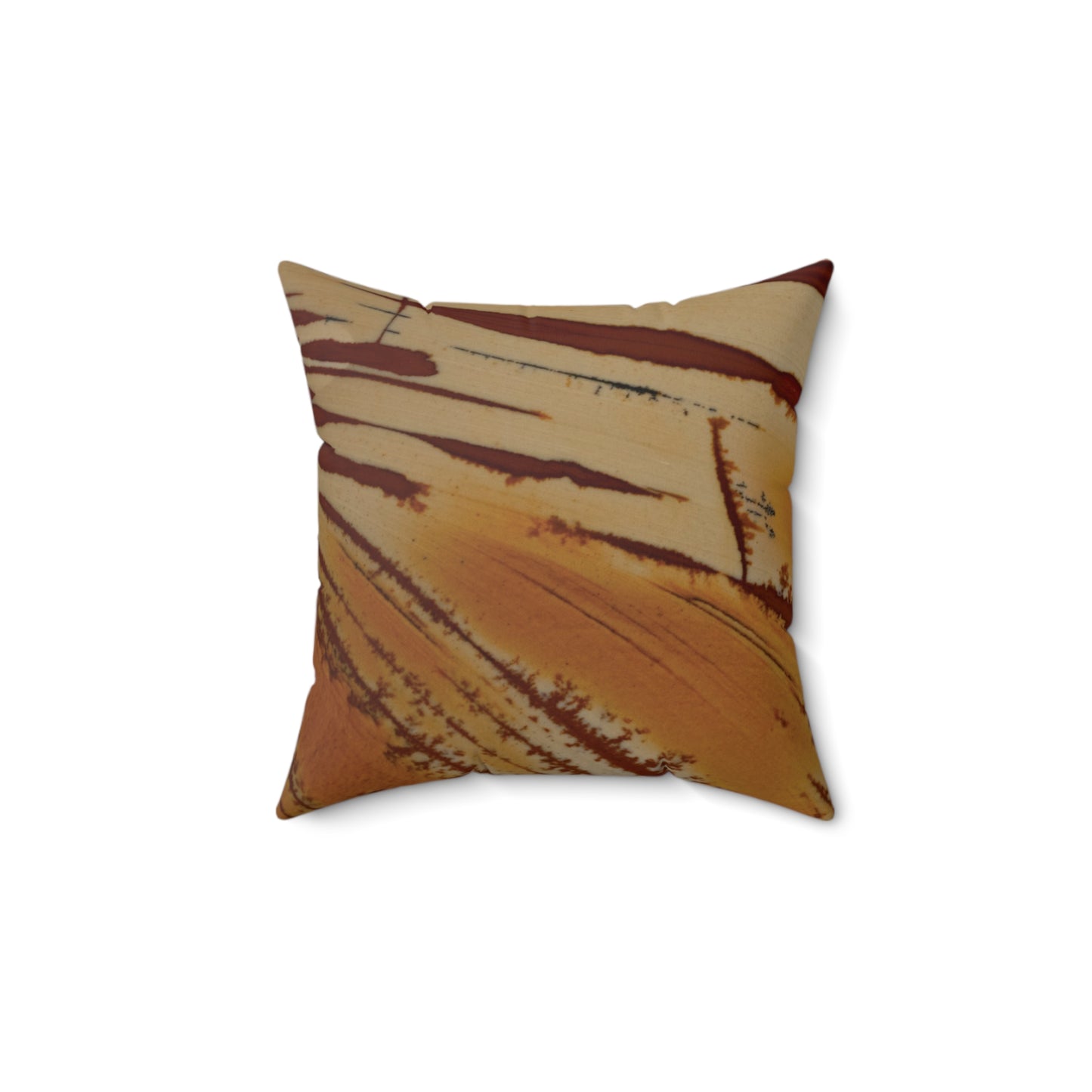 Owyhee Jasper Faux Suede Square Pillow