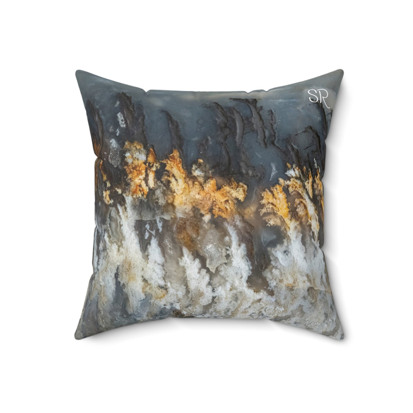 Graveyard Point Faux Suede Square Pillow