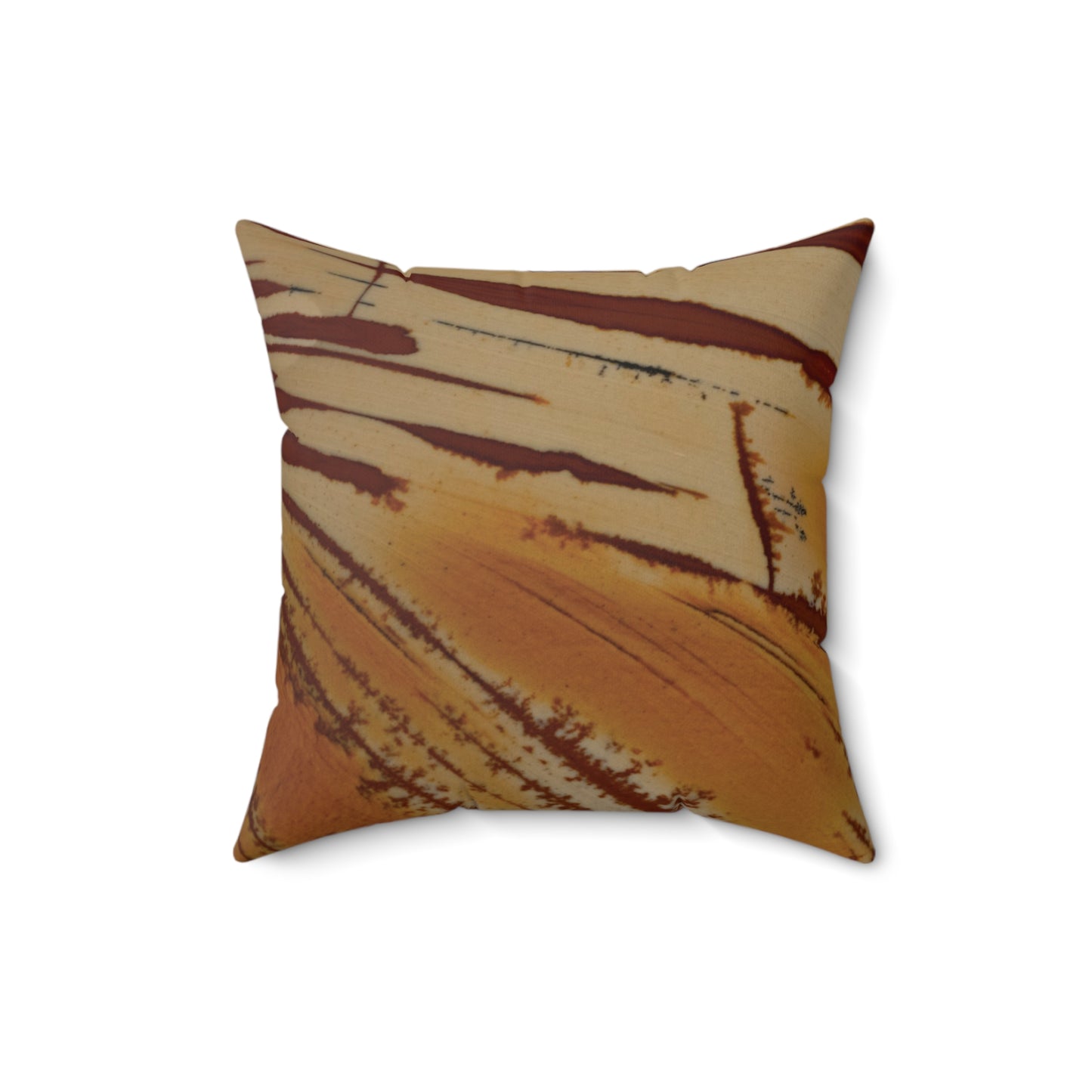 Owyhee Jasper Faux Suede Square Pillow