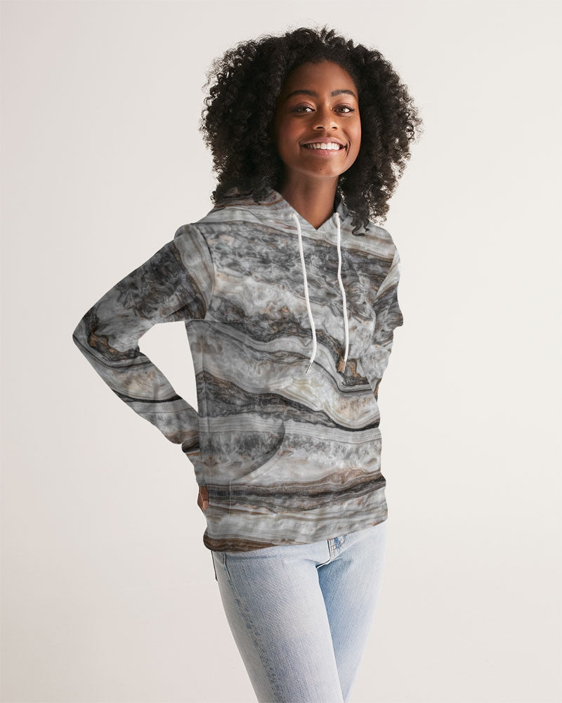 Travertine Onyx Powerful Vibrations Women's Hoodie