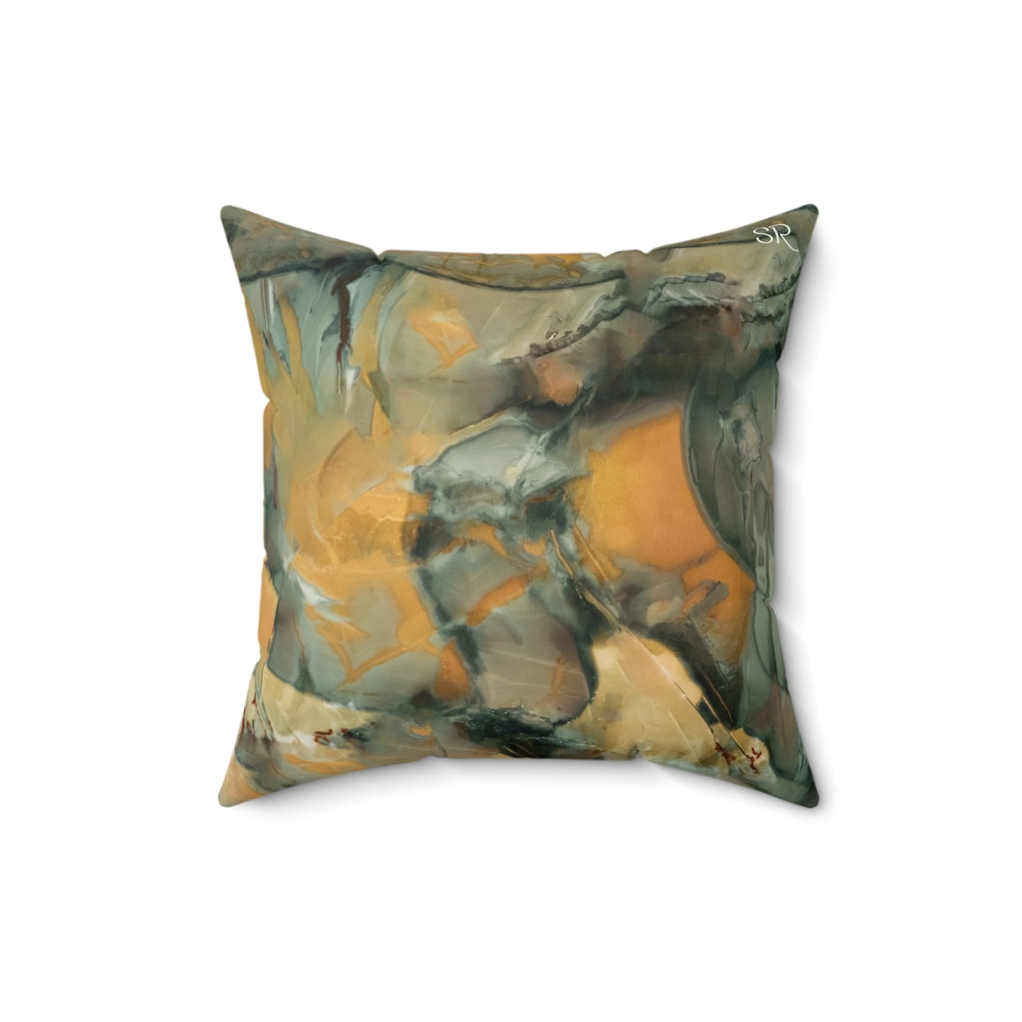 Morrisonite Suede Square Pillow