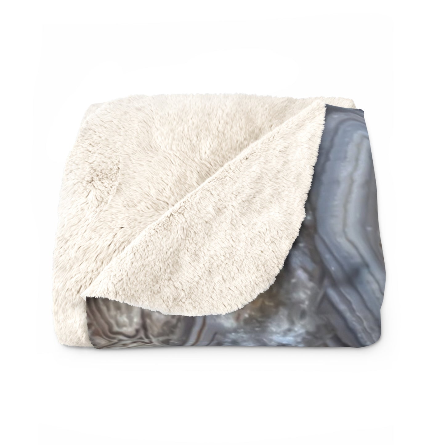 Crazy Lace Agate Serenity Comfort Sherpa Fleece Blanket