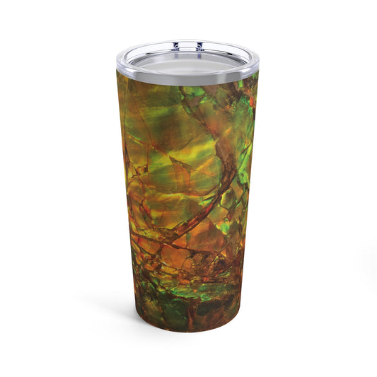 Ammolite Spiritual Growth & EnergyTumbler 20oz