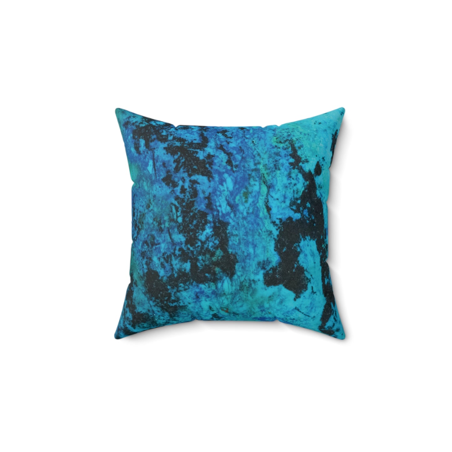 Shattuckite Spectacular Faux Suede Square Pillow