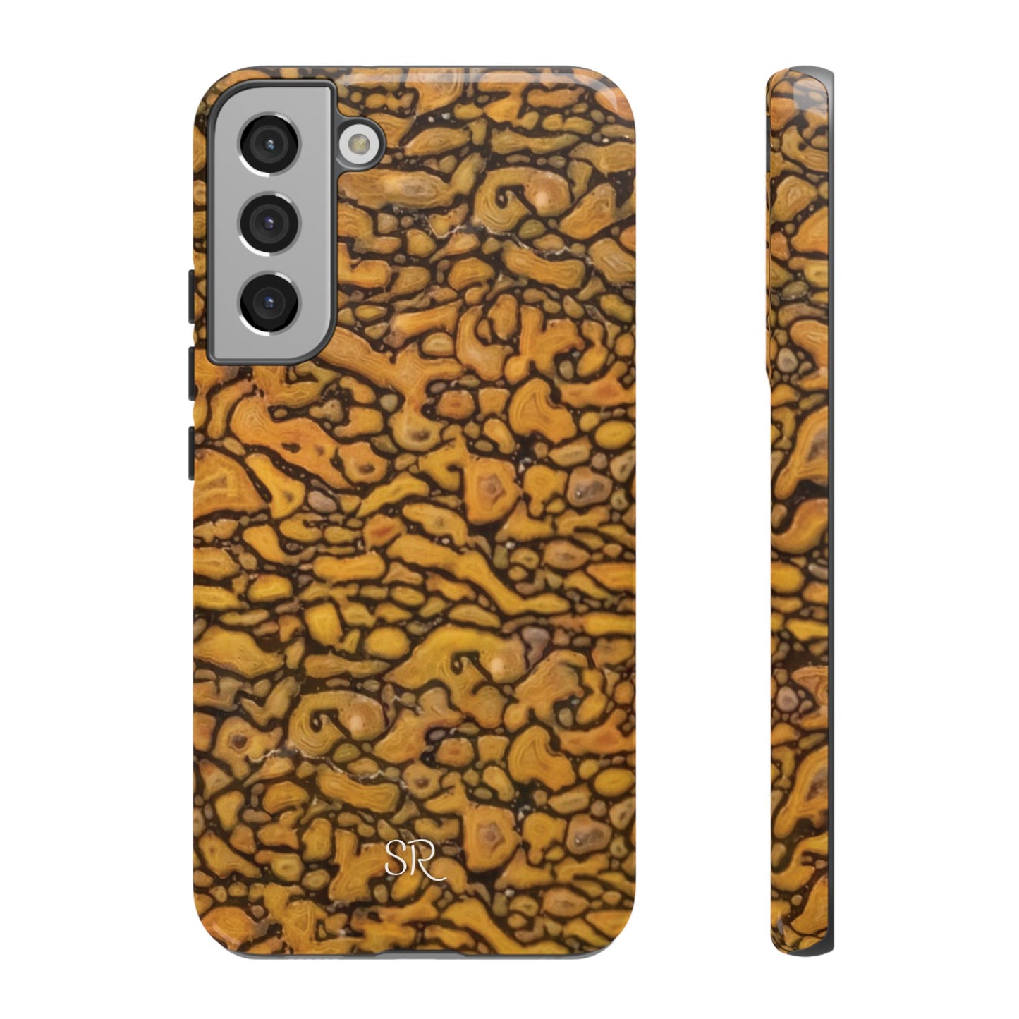 Agatized Fantasy Yellow Gembone Tough Cases