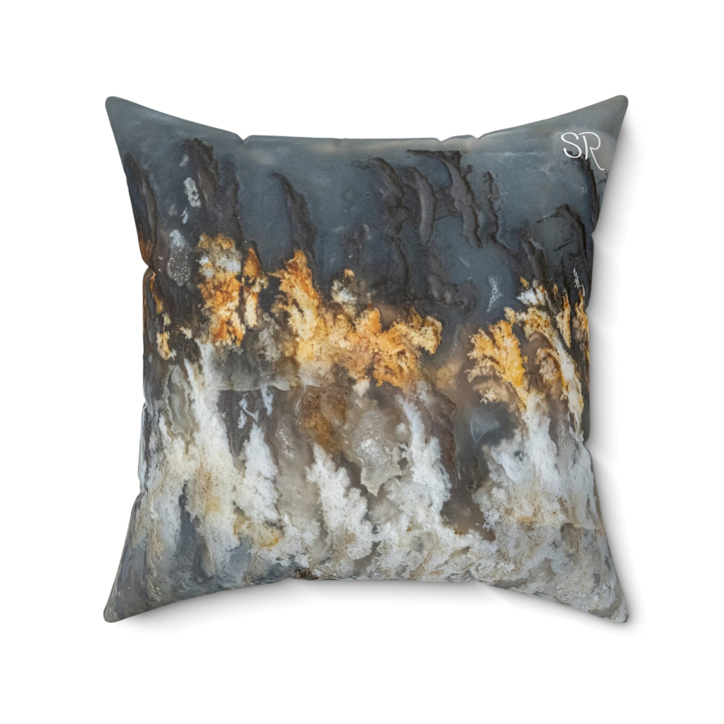 Graveyard Point Faux Suede Square Pillow