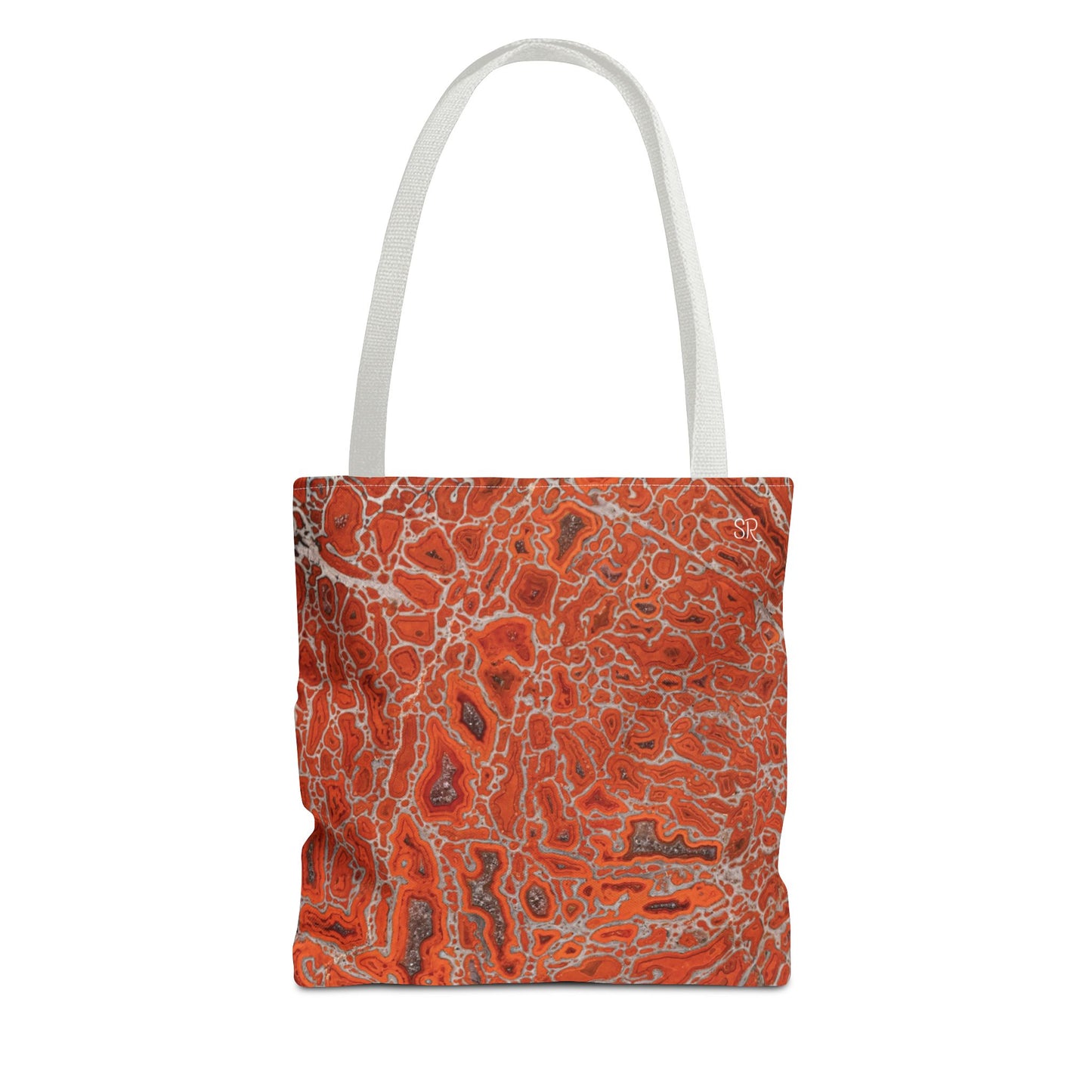 Agatized Ruby Red Gembone Tote