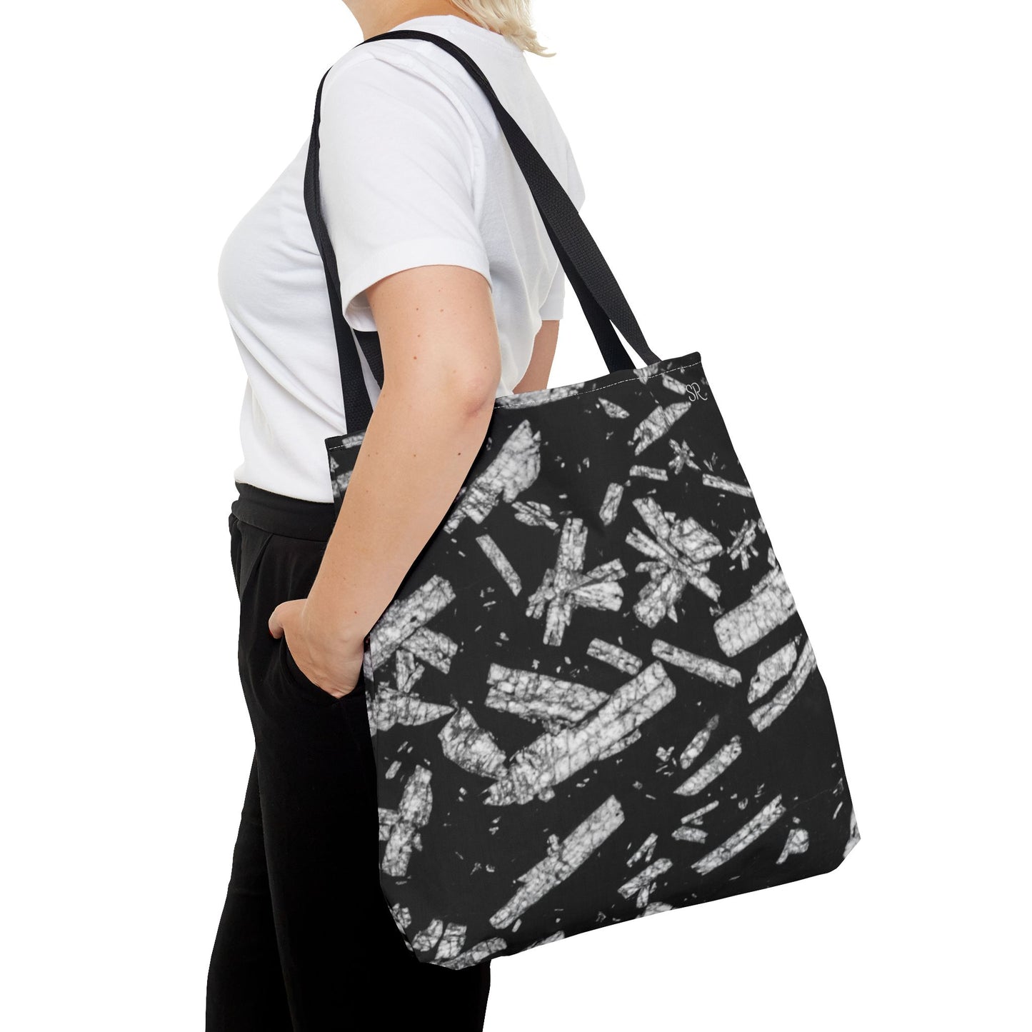 Chinese Writing Stone Life Energy Tote Bag