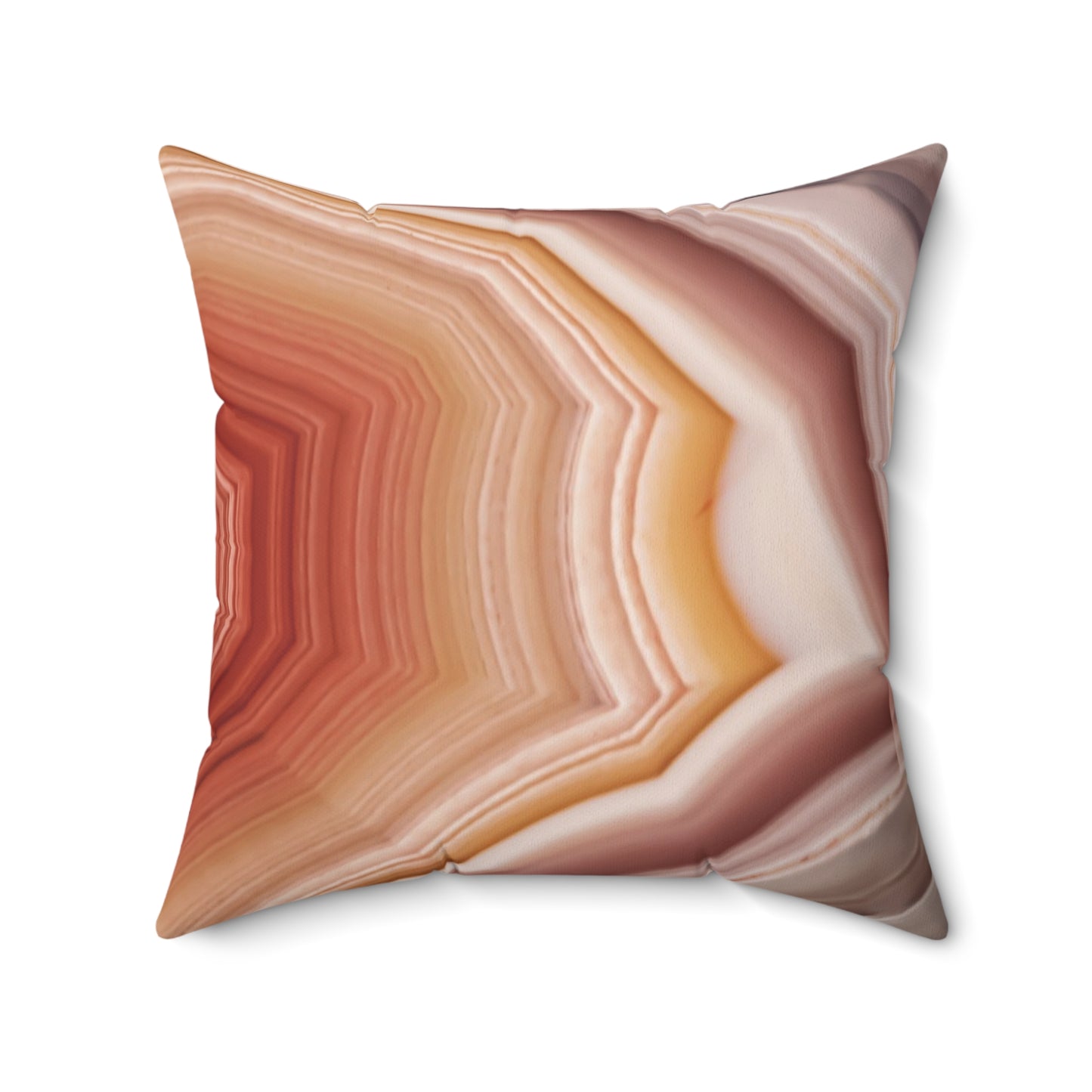 Laguna Agate Faux Suede Square Pillow