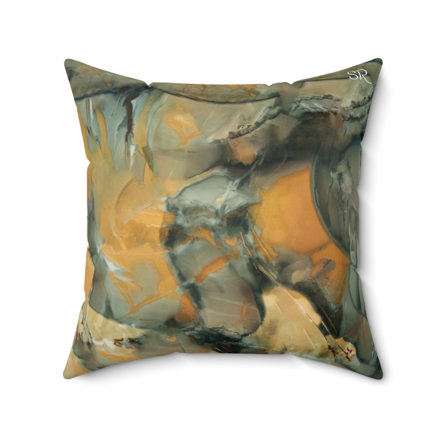 Morrisonite Suede Square Pillow