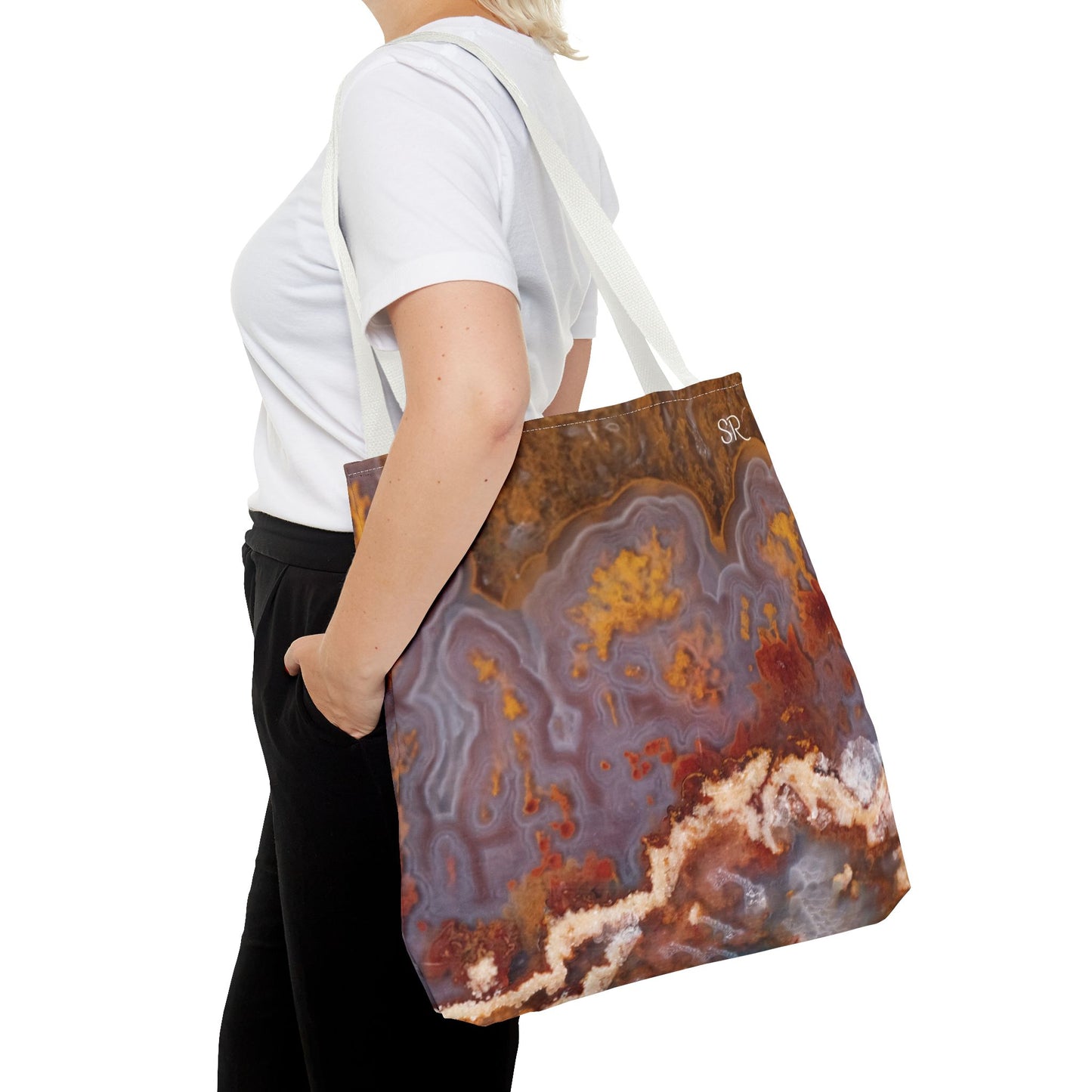 Plume Agate Tote Bag