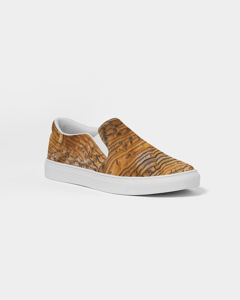 Hell's Canyon Sequoia Petrified Wood Men's Slip-On Canvas Shoe