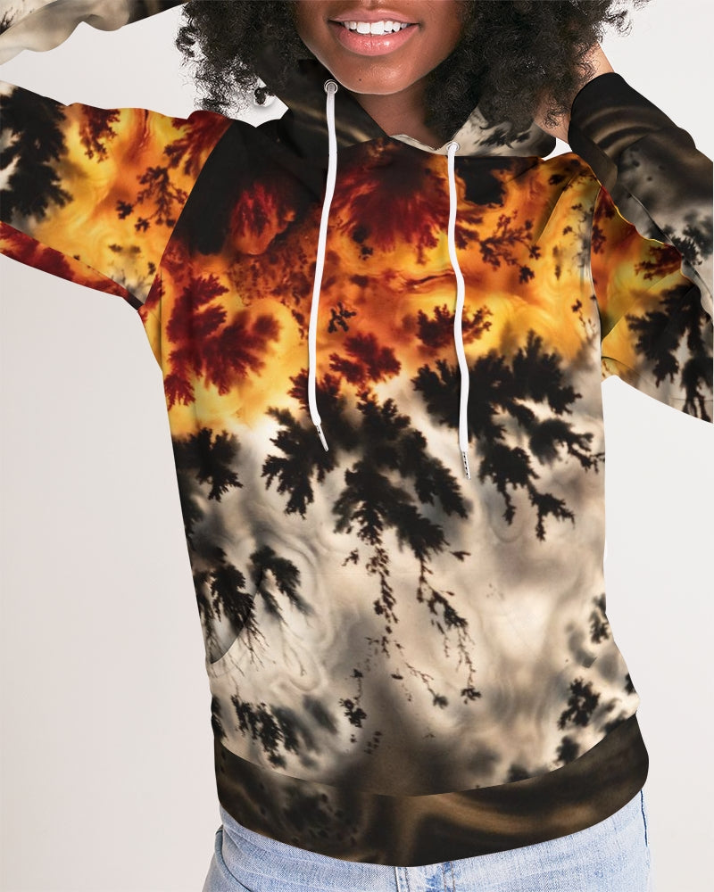 Plume Agate Feather Beauty Women's Hoodie