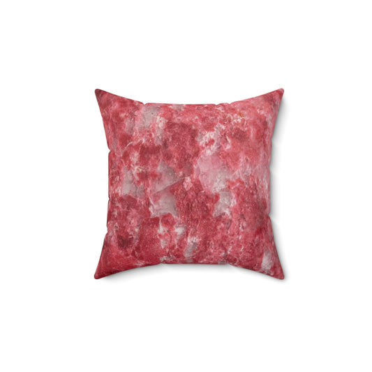 Thulite Faux Suede Square Pillow