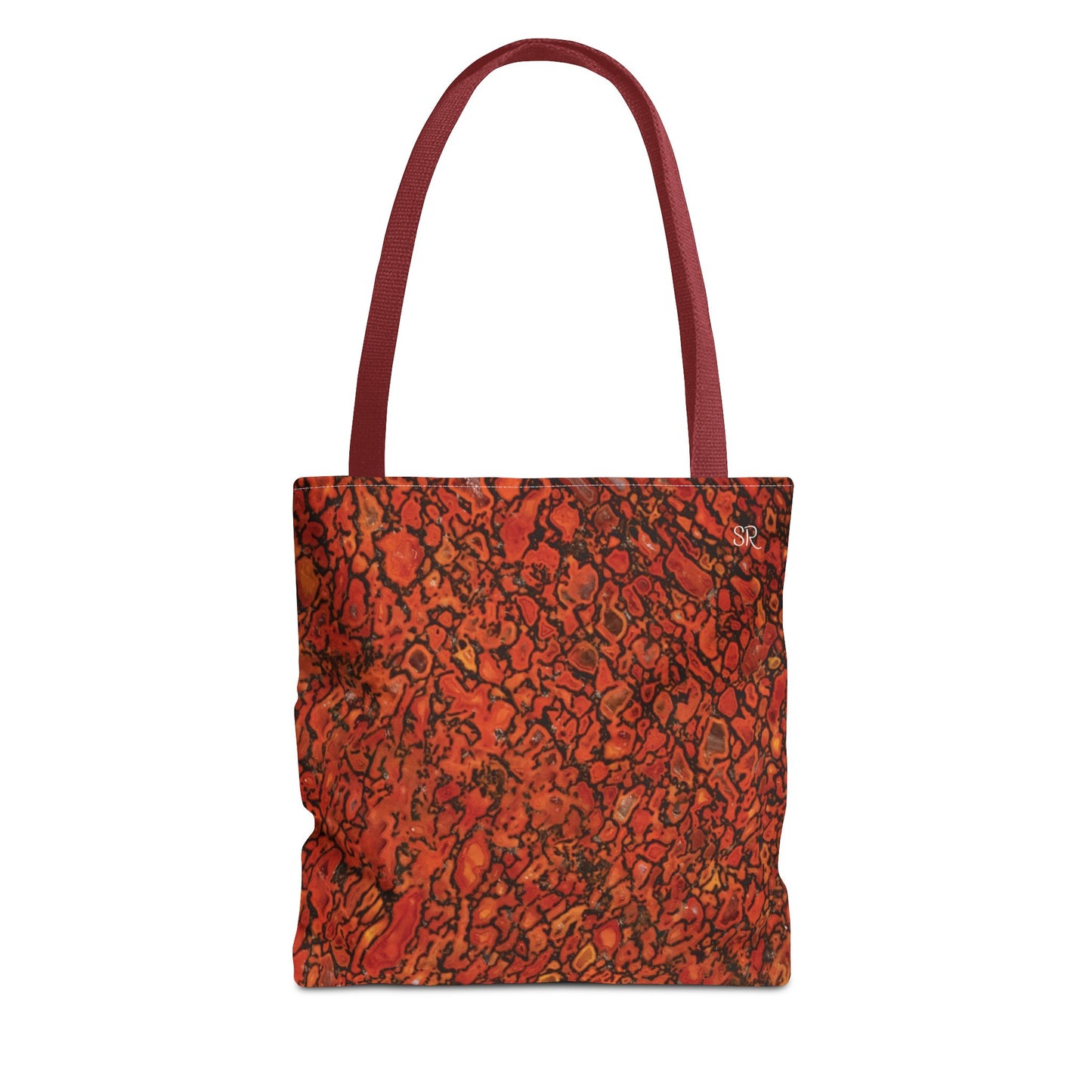 Agatized Richly Red Gembone Tote