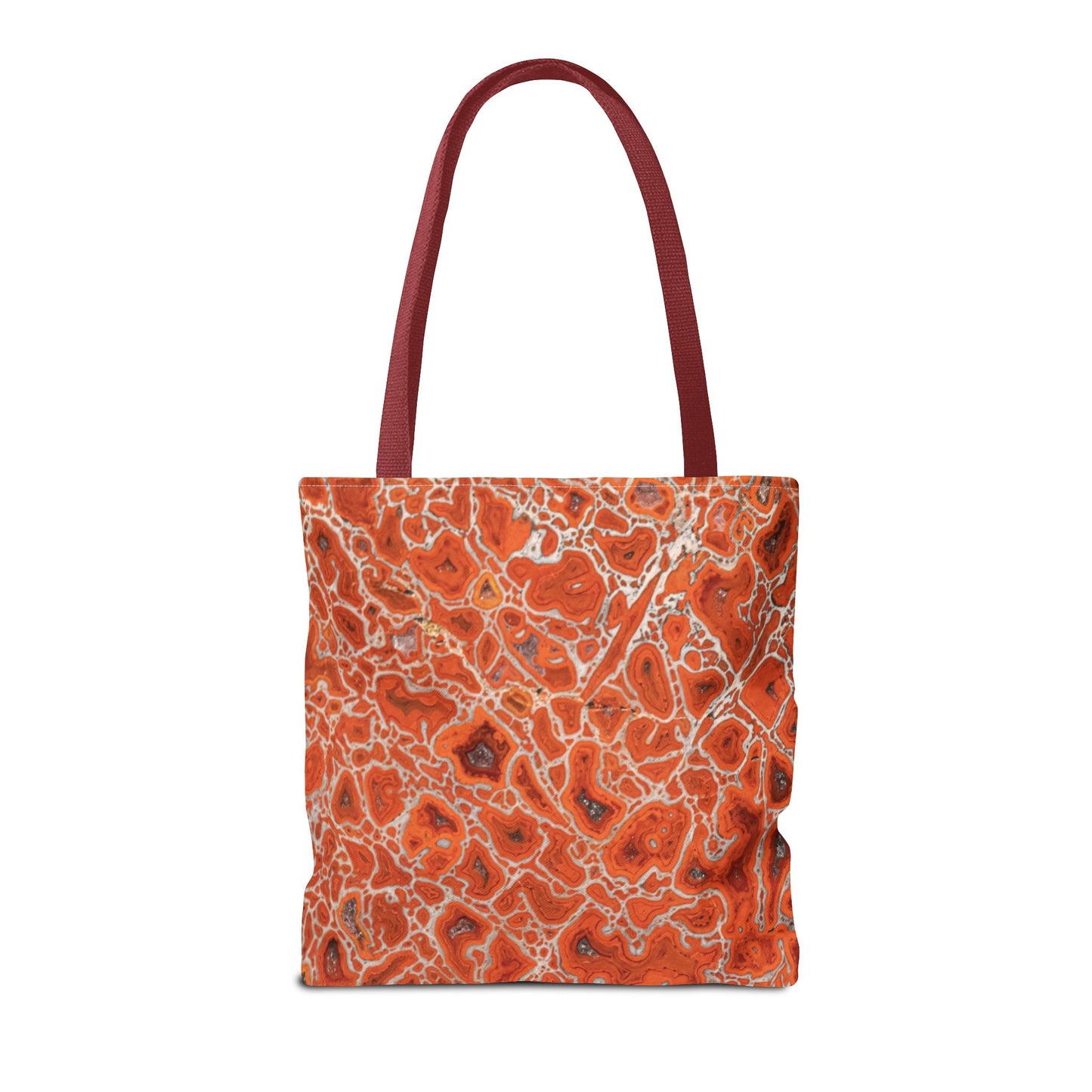 Agatized Ruby Red Gembone Tote