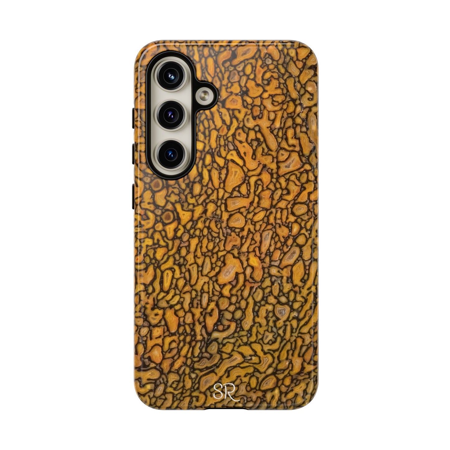 Agatized Fantasy Yellow Gembone Tough Case