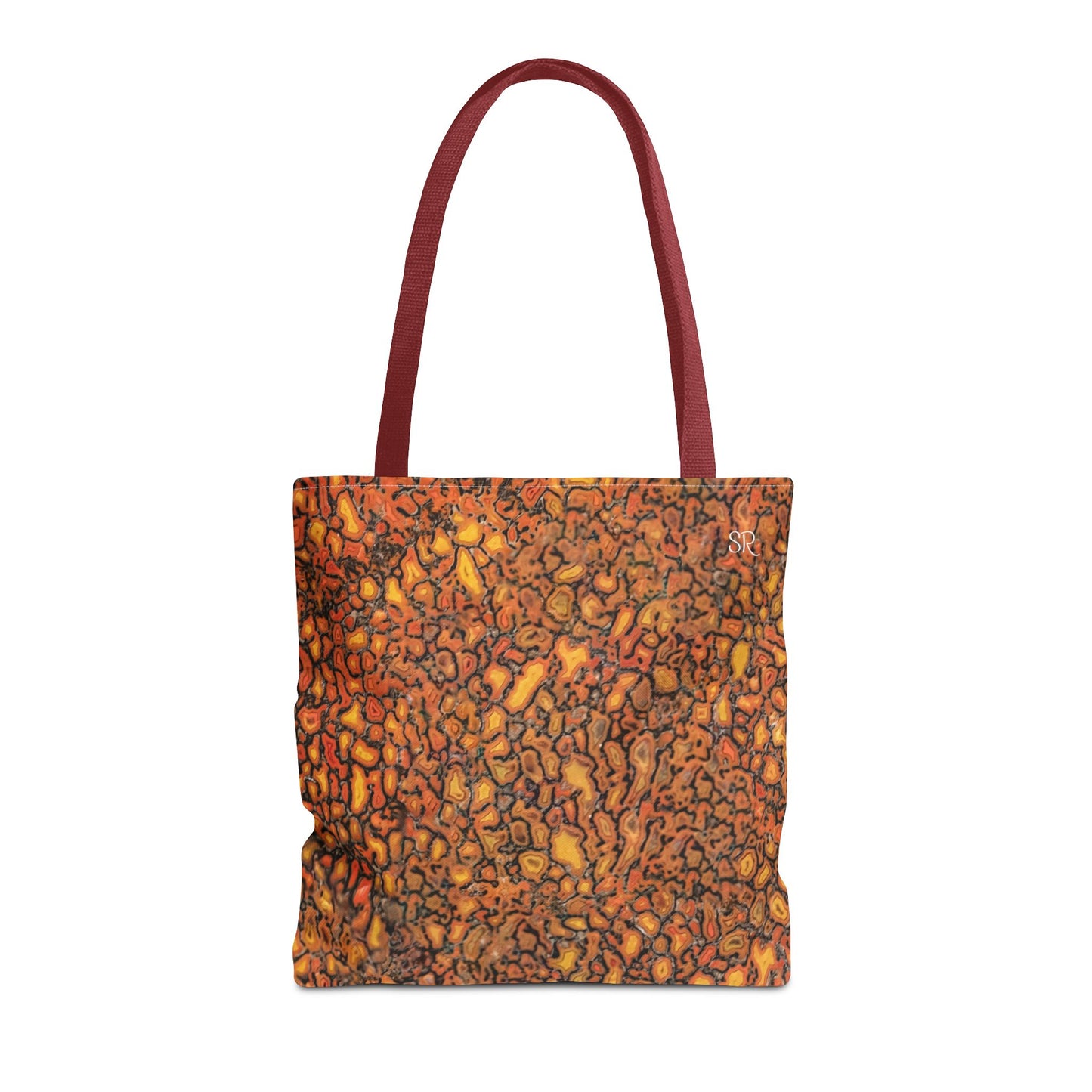 Agatized Canary Red Gembone Tote