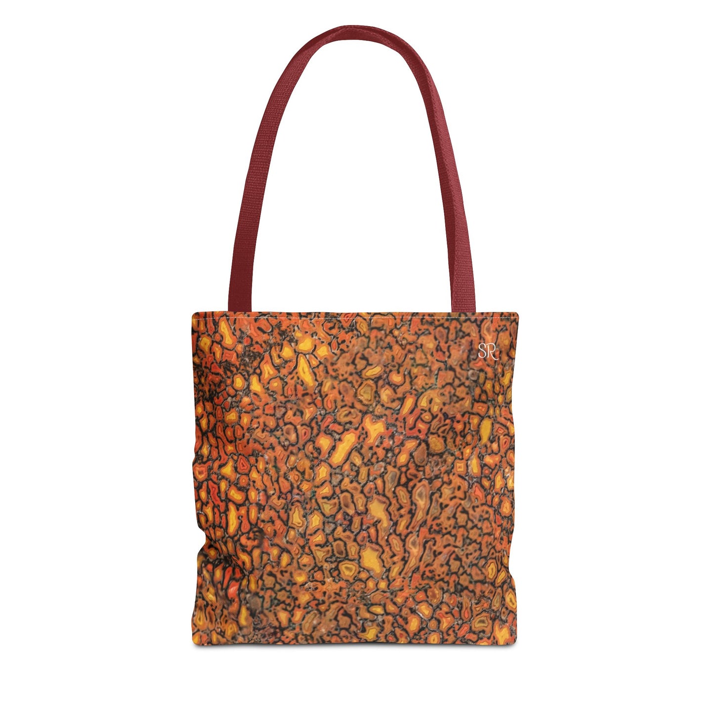 Agatized Canary Red Gembone Tote