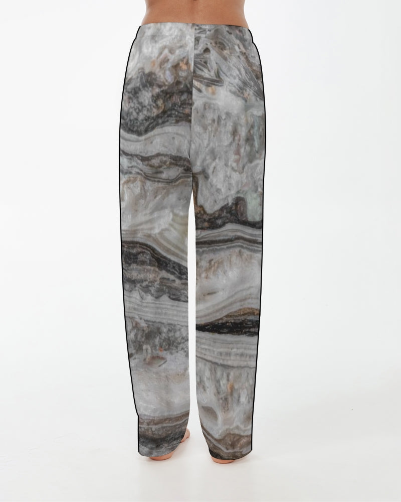 Travertine Onyx Powerful Vibrations Women's Satin Pajama Pants