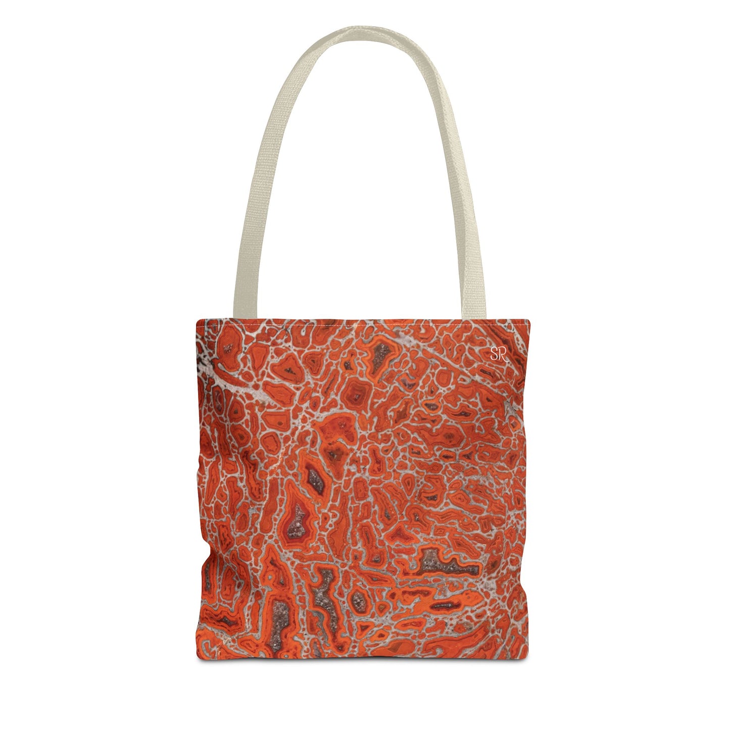 Agatized Ruby Red Gembone Tote