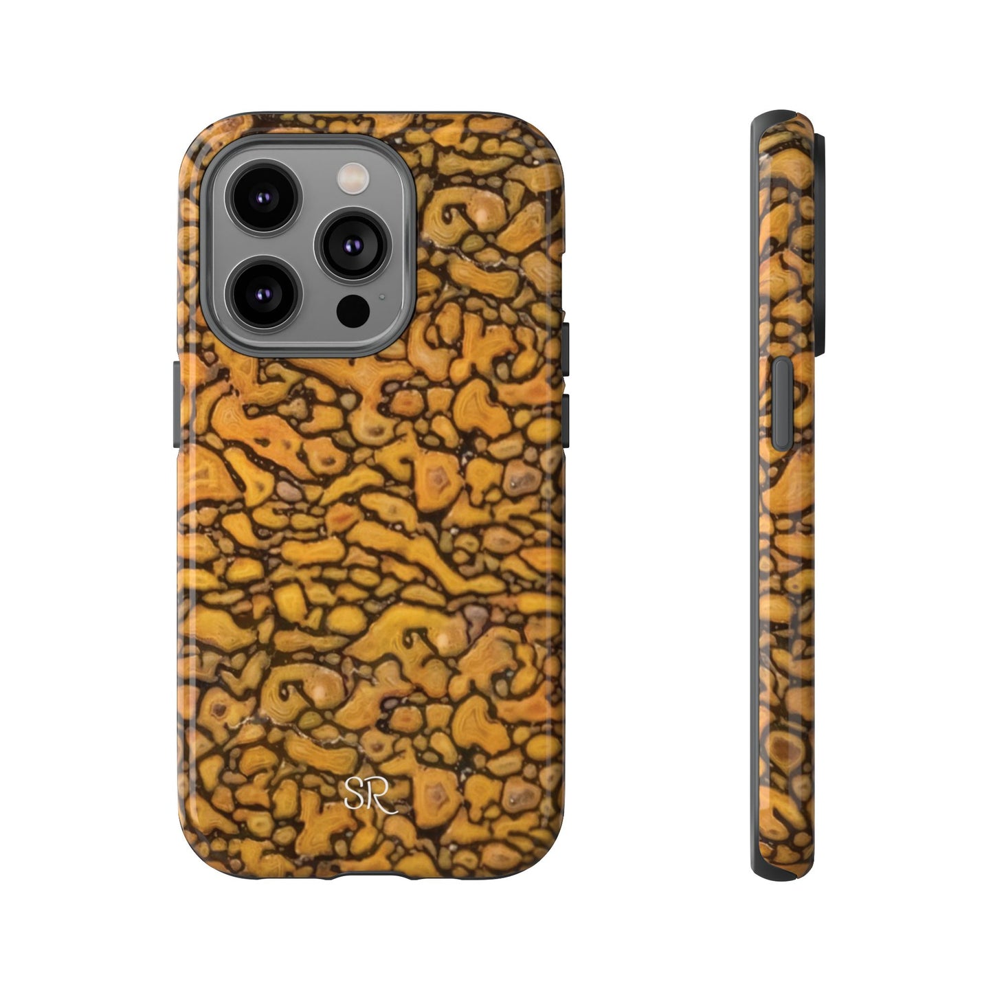 Agatized Fantasy Yellow Gembone Tough Cases