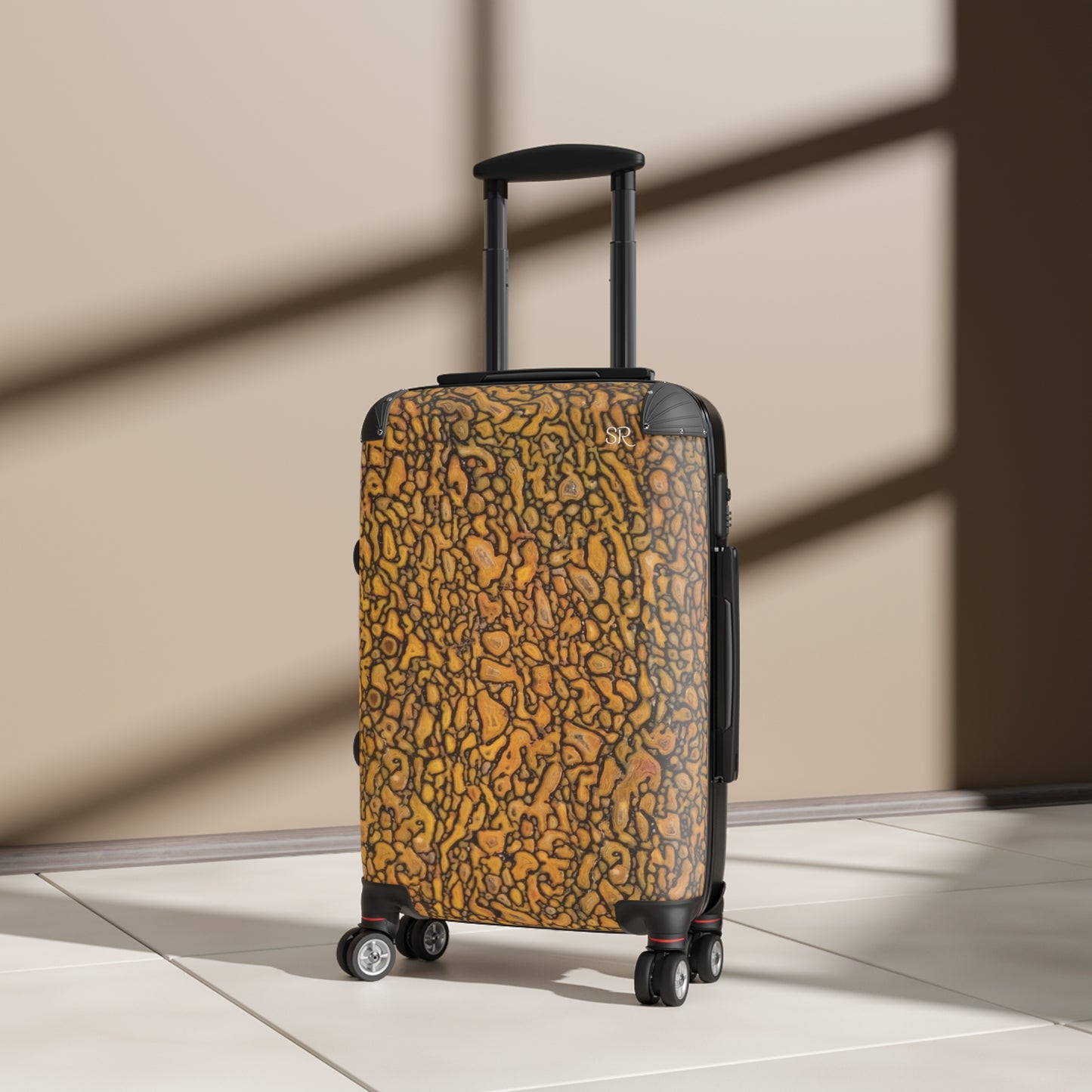 Agatized Fantasy Yellow Gembone Luggage