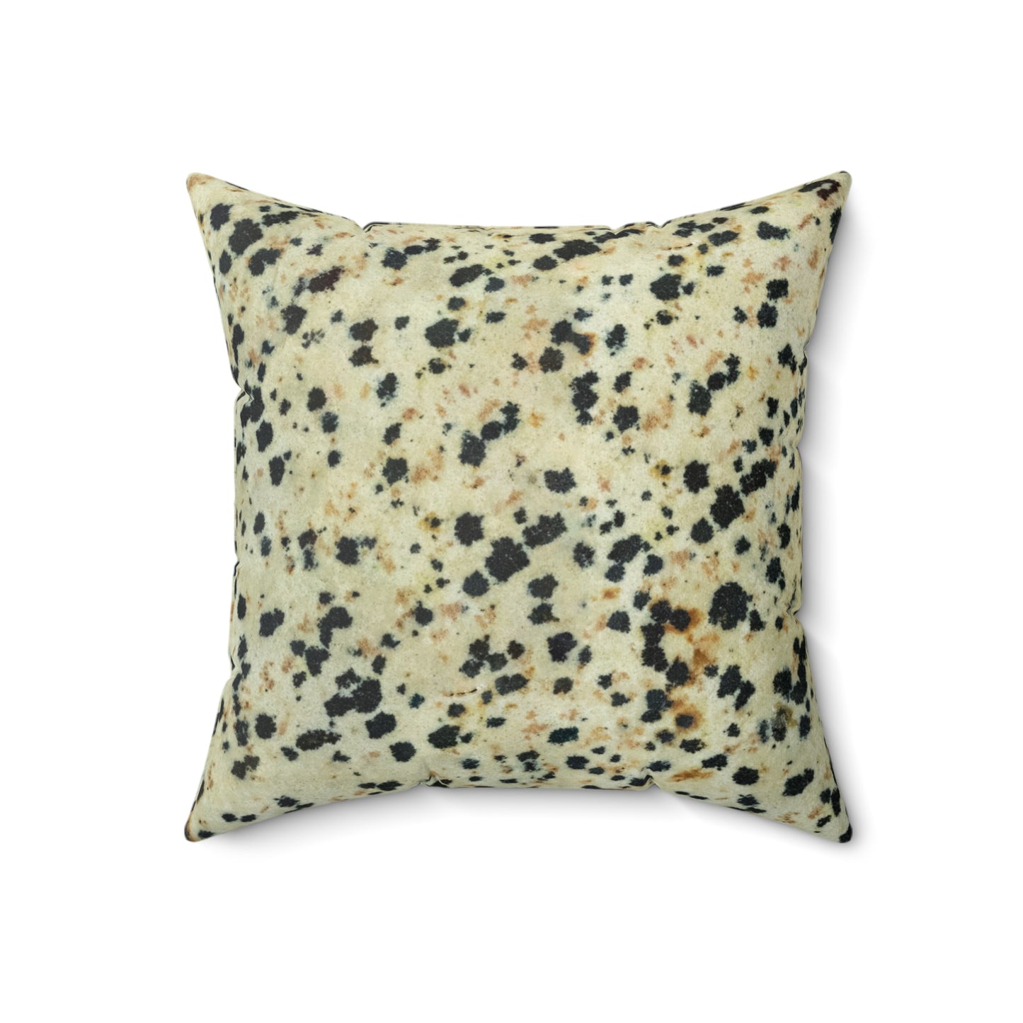 Dalmatian Jasper Faux Suede Square Pillow