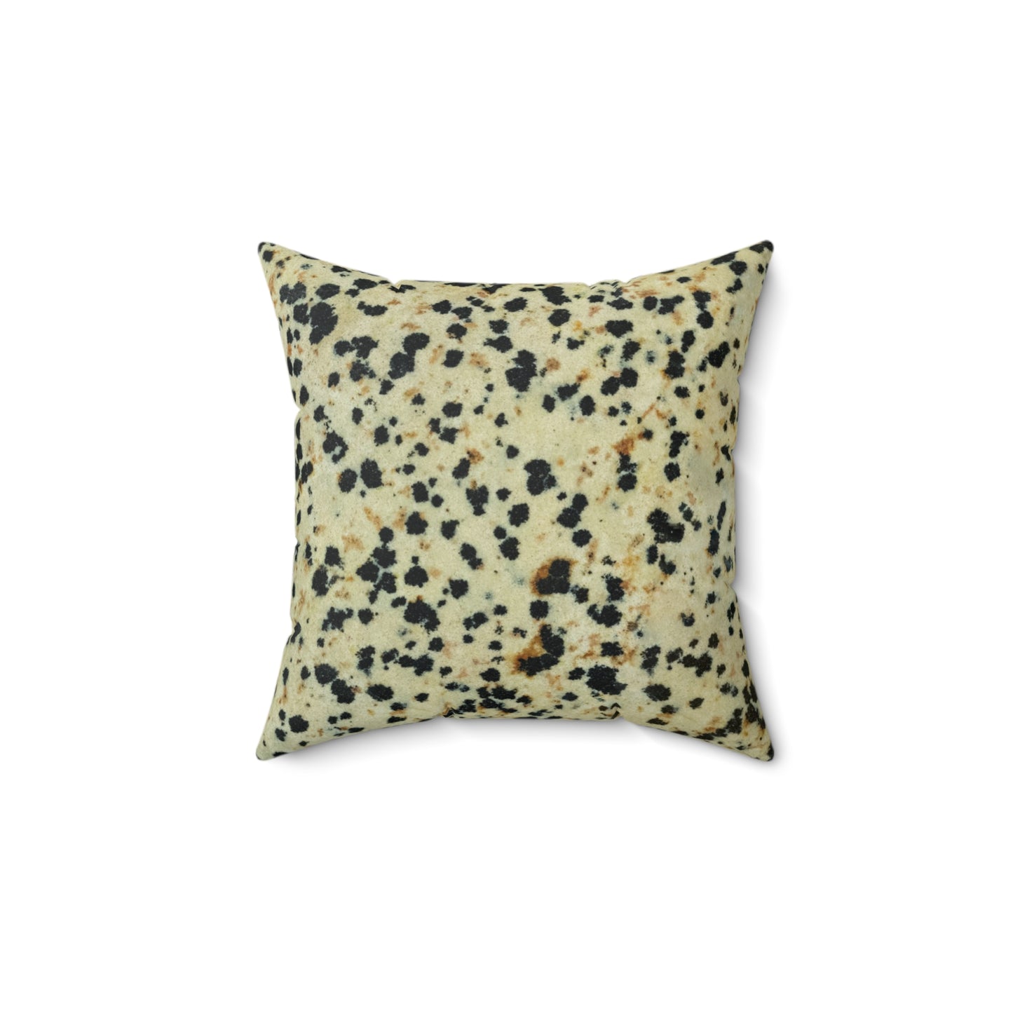 Dalmatian Jasper Faux Suede Square Pillow